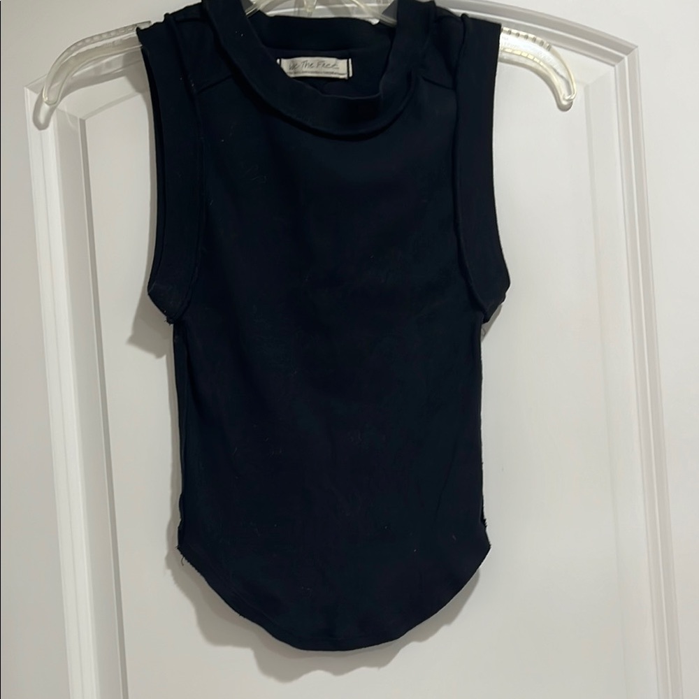 We The Free Midnight Black Sleeveless Top